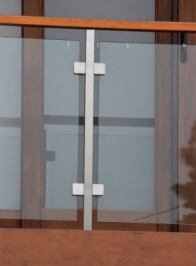 Square Stainless Glass Balustrade Post
