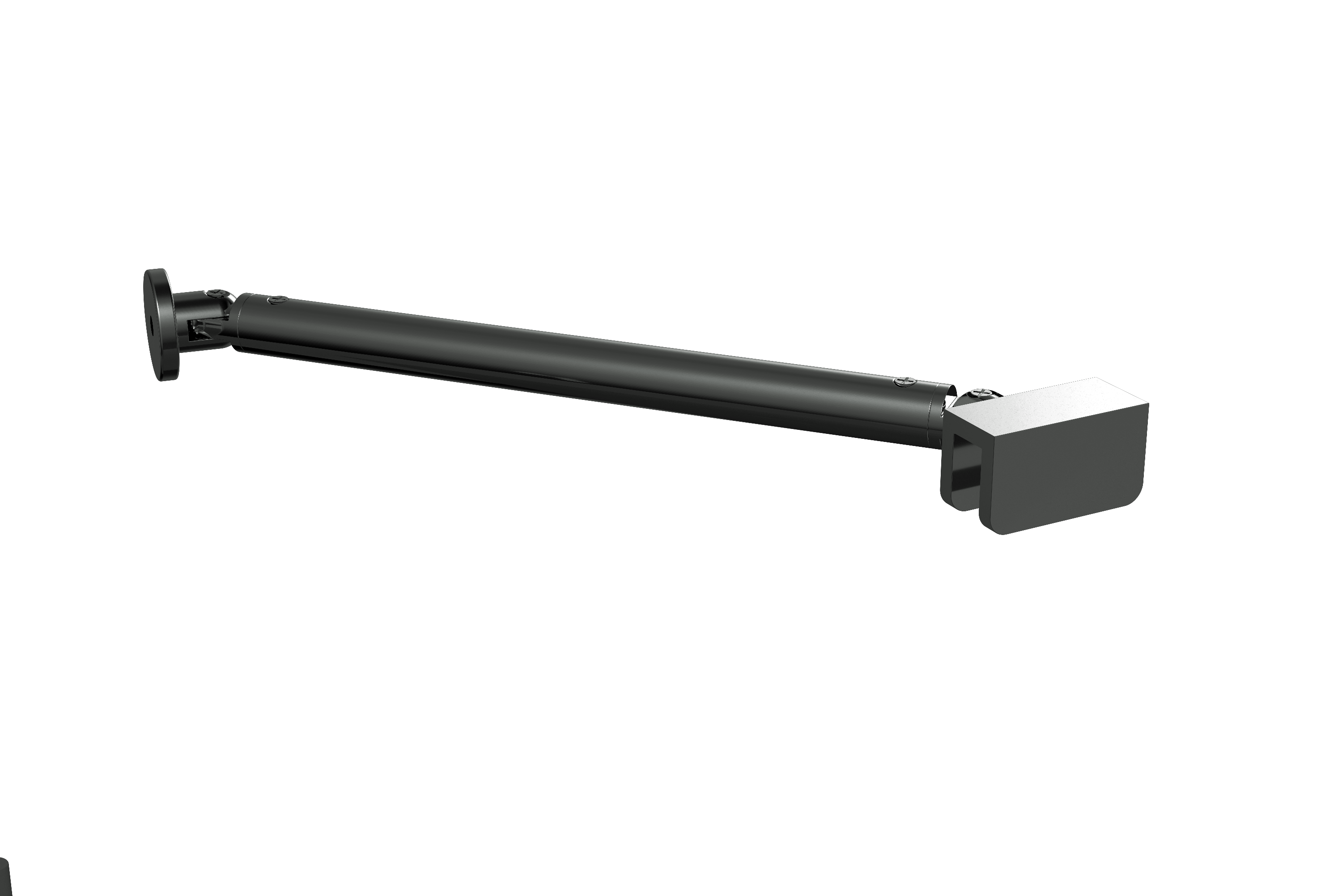 thumbnail image 2 of Hidollar Horizontal Shower Screen Holder Clamp Bracket – Fits Glass & Pole, 82cm 2 of 4