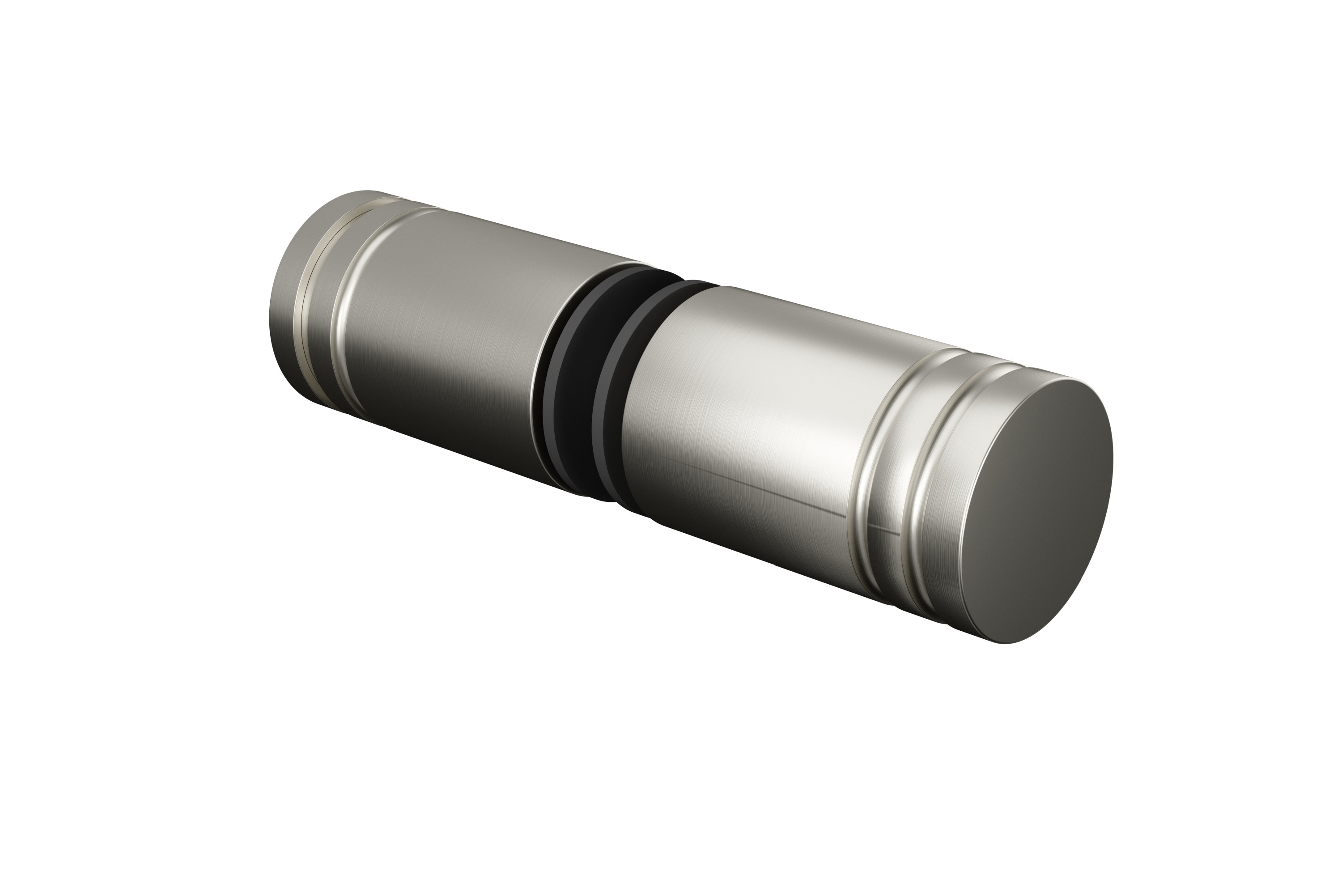 Brushed Nickel Round Shower Screen Door Knob