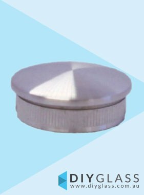 38mm Domed End Cap for Glass Offset Rail