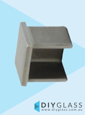 25x21mm End Cap for Glass Balustrade Top Rail
