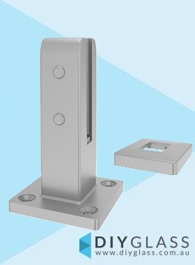 Silver Insulated Pool Fence Spigot with Cover