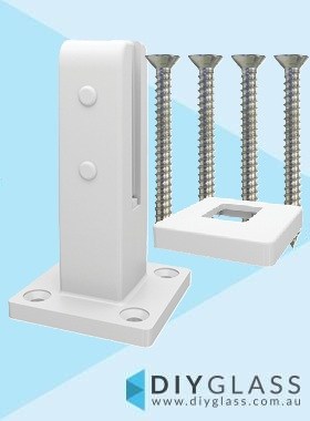Insulated White Spigot with Cover and Screws