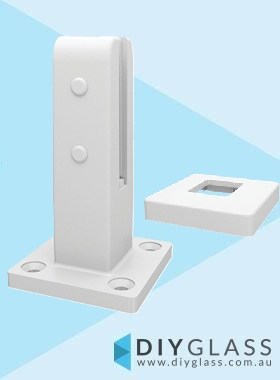 White Insulated Spigot with Cover