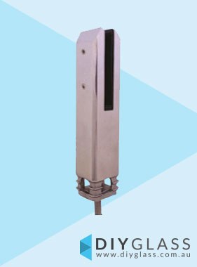 Square Pool Fence Glass Spigots Diy Glass