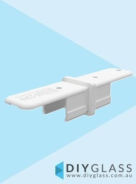 Matt White 25x21mm In-Line Joiner